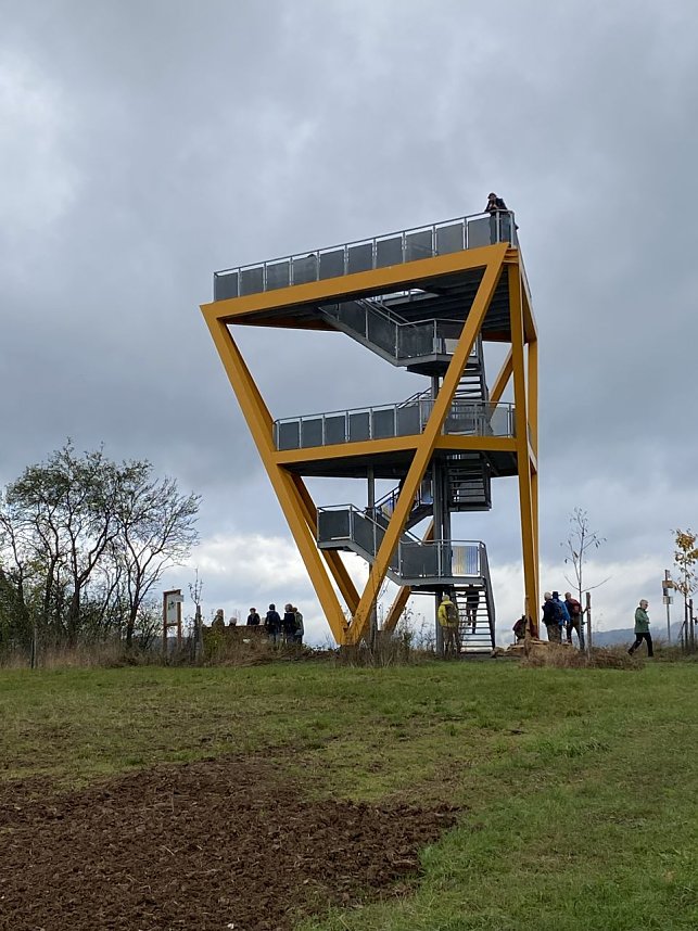 Aussichtsturm: Oktoberwanderung mit Wolfgang Lehmann durch Th&uuml;ringen