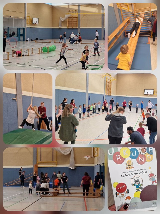 Kindervilla Bad Frankenhausen beim Familiensportfest