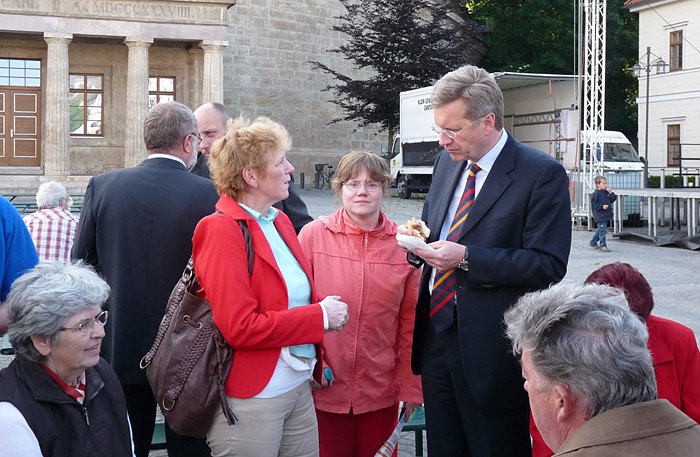 Christian Wulff 2009 in Sondershausen