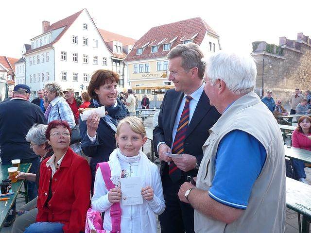 Christian Wulff 2009 in Sondershausen