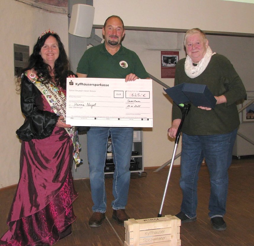 Ehrenpreis der Stadt Sondershausen f&uuml;r Hanna Nagel (re.)