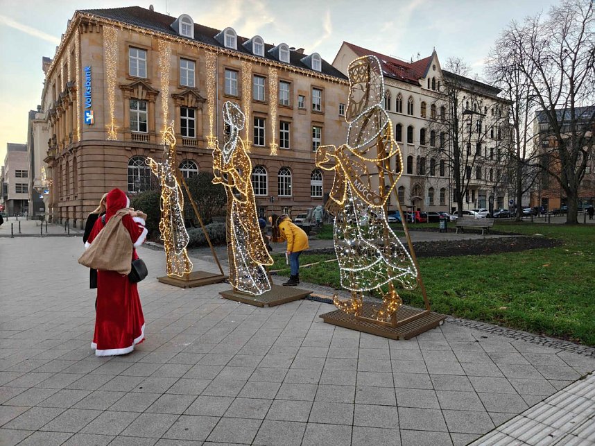 Peter Blei unterwegs in Magdeburg