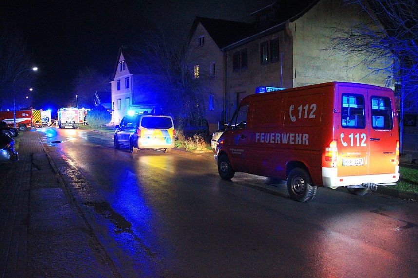 Zimmerbrand in Berka