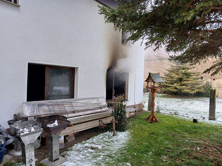 Brandst&auml;tte in Hemleben