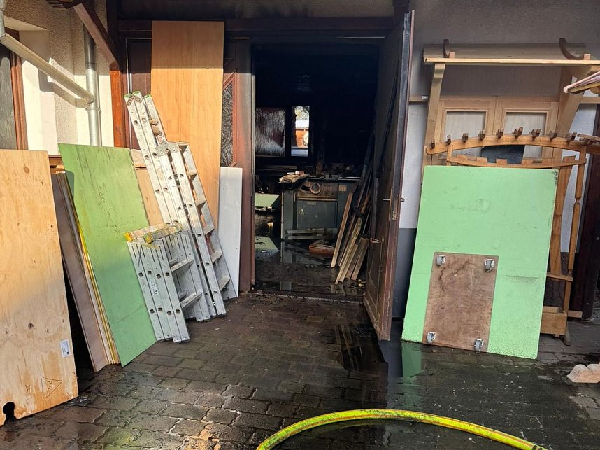 Brandst&auml;tte in Hemleben