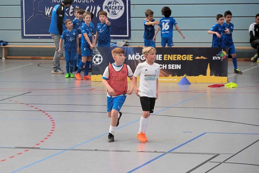 Wacker-Cup der E-Junioren in der Wiedigsburgshalle.