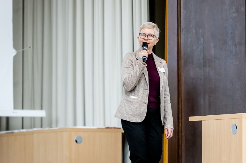 Jugend forscht im Audimax der Hochschule Nordhausen. 