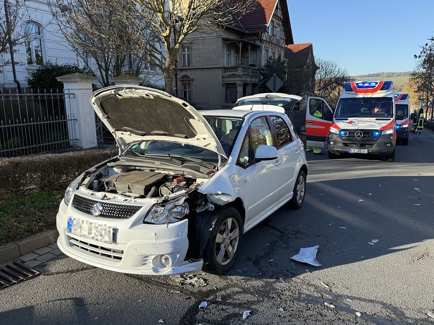 Zu einem folgenschweren Unfall kam es am Mittwoch in Sondershausen.
