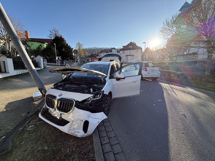 Zu einem folgenschweren Unfall kam es am Mittwoch in Sondershausen.