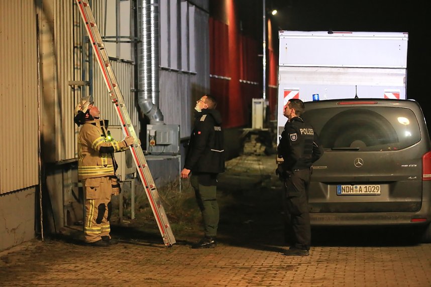 Spurensicherung in der Schachtstra&szlig;e