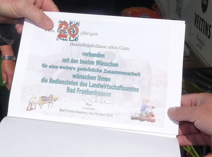 20 Jahre Agrarunternehmen