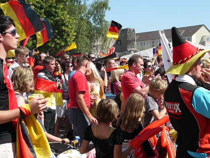 WM-Stimmung auf dem Berg