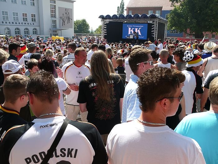 WM-Stimmung auf dem Berg