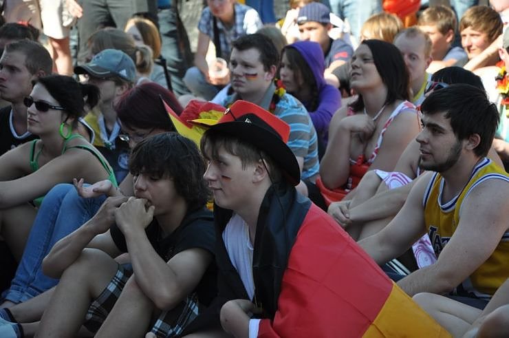 Public Viewing auf den Petersberg