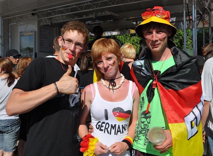 Public Viewing auf den Petersberg