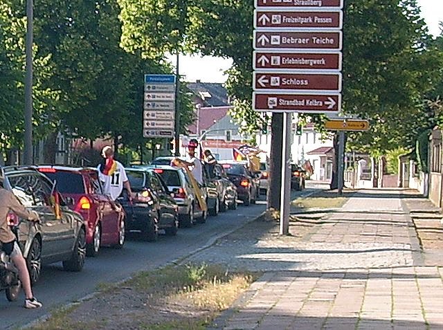 Korso in der Stadt