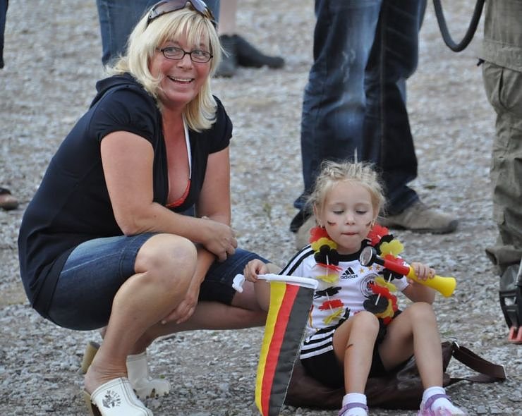Public Viewing auf den Petersberg