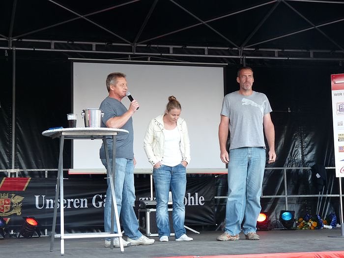 Athletenpr&auml;sentation des 15. Sparkassenmeetings 