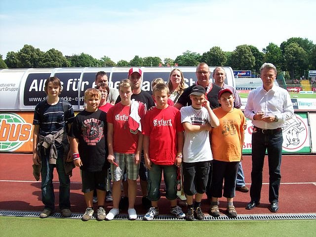 Zu gast bei Rot-Weiss Erfurt