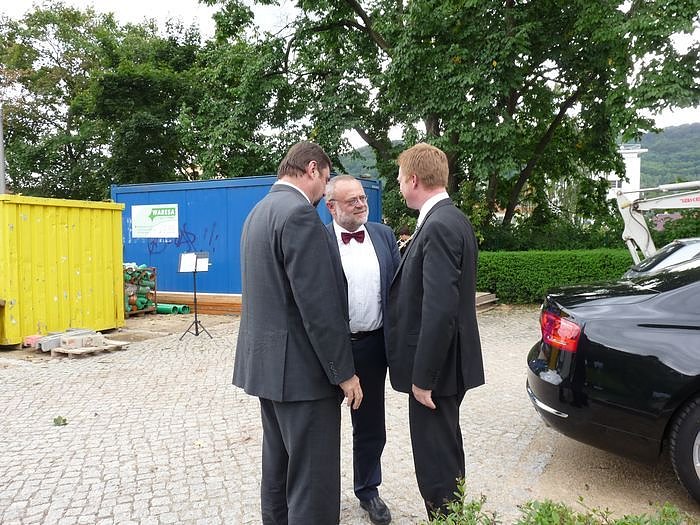 Symbolischer Spatenstich