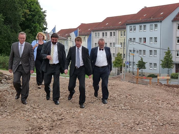 Symbolischer Spatenstich