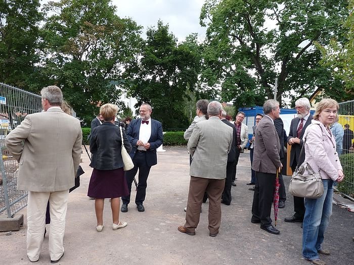 Symbolischer Spatenstich