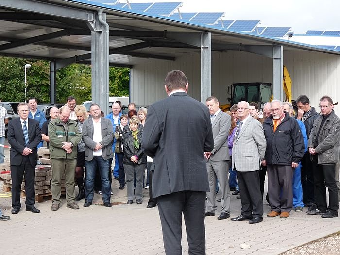 Grundsteinlegung BHKW Wippertor