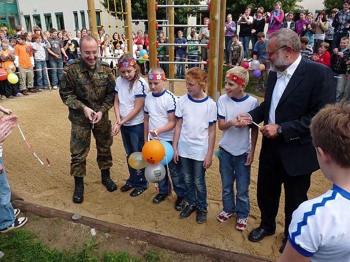 Einweihung Spielplatz