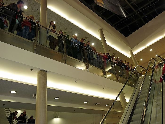 Feuerwerk in der Galerie