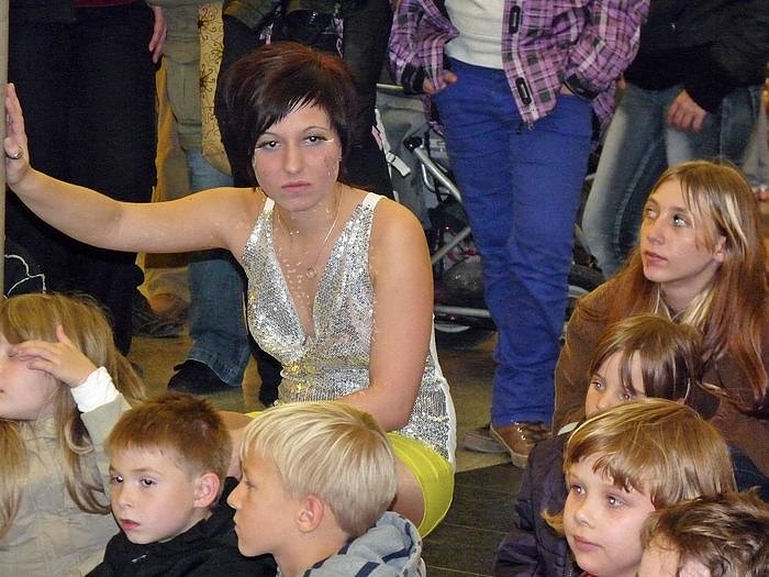 Feuerwerk in der Galerie