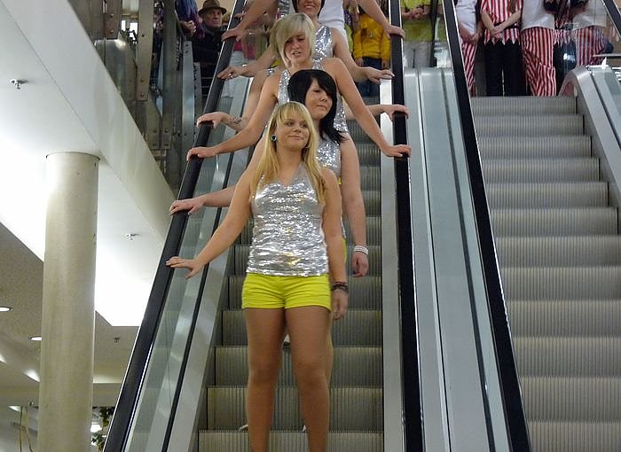 Feuerwerk in der Galerie