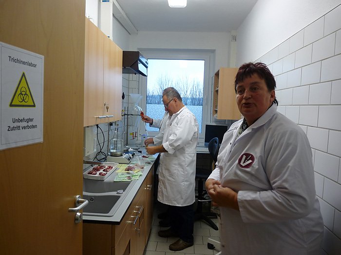 Trichinenlabor offen