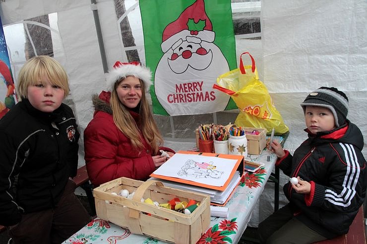 Weihnachtsmann hat Sprechstunde