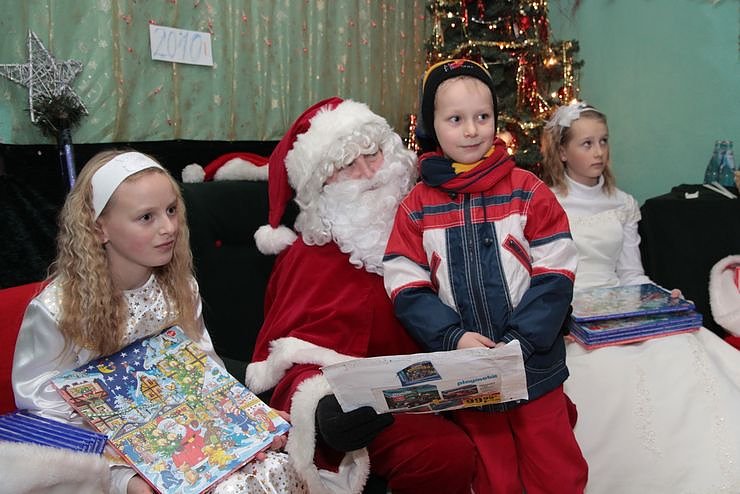 Weihnachtsmann hat Sprechstunde