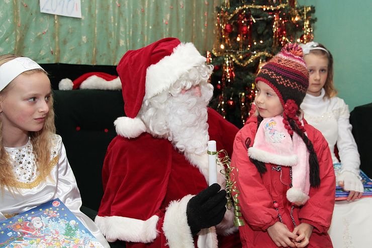 Weihnachtsmann hat Sprechstunde