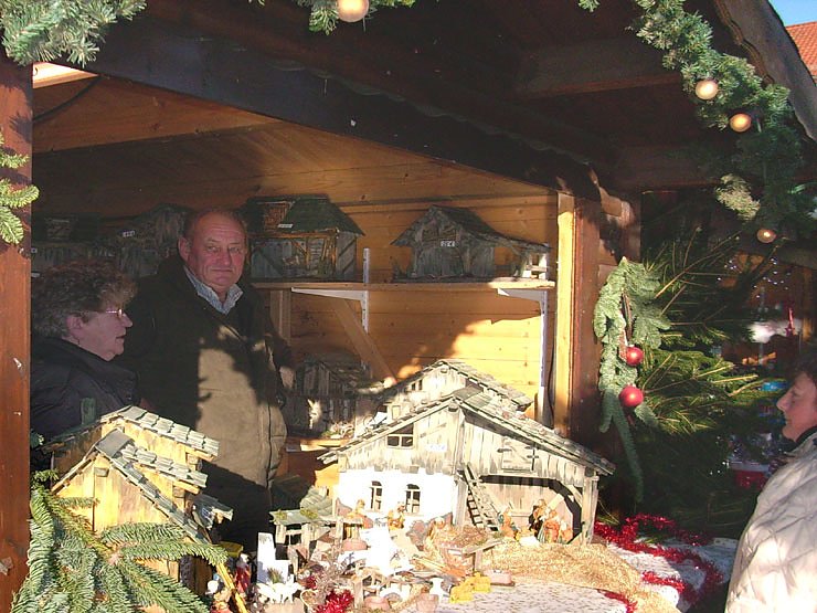 H&auml;ndler mit Krippen