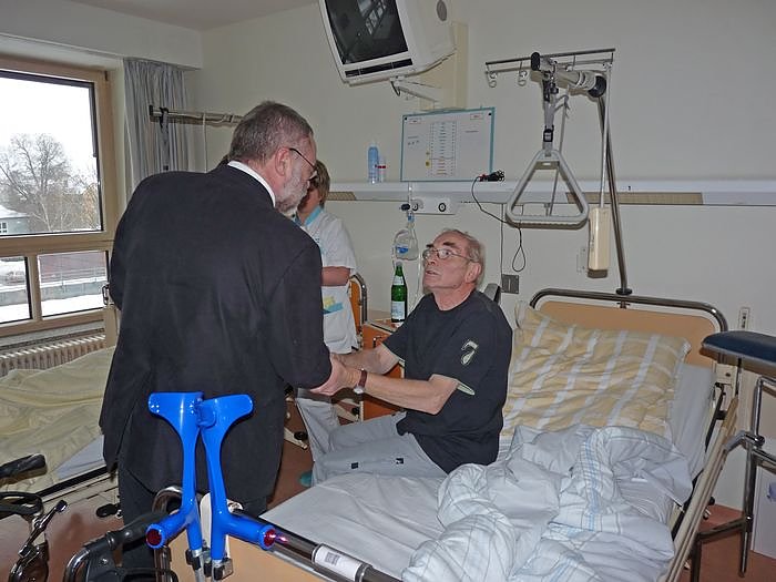 Landrat im Krankenhaus