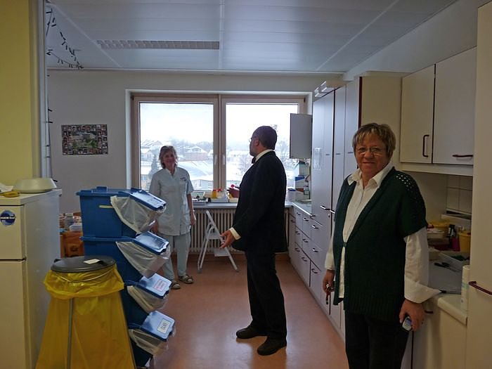 Landrat im Krankenhaus