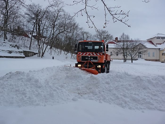 Schneer&auml;umung im Loh