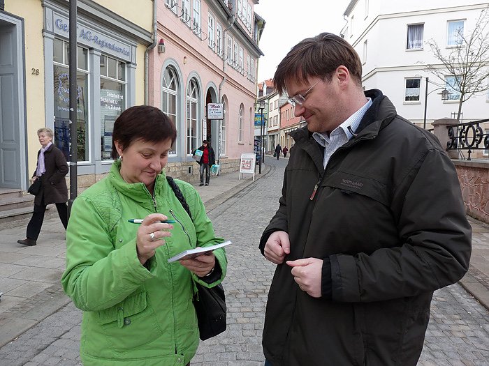 Unterschriftenaktion begonnen 