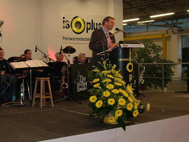 Minsterpr&auml;sident Althaus bei der Ansprache