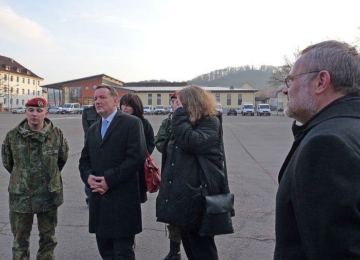 Zu Besuch in Kaserne