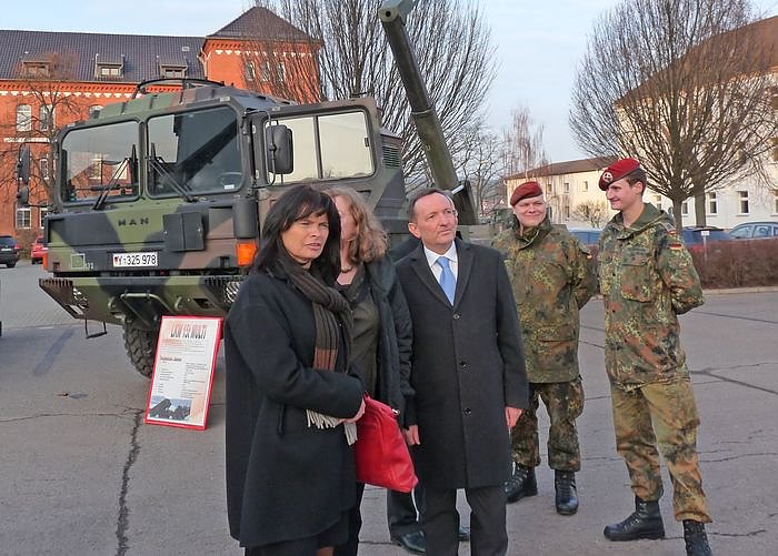 Zu Besuch in Kaserne